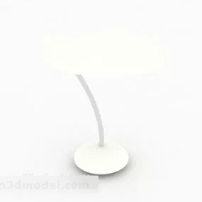 White Home Table Lamp 3d model