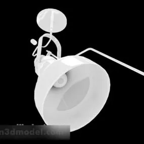White Metal Spotlight 3d model