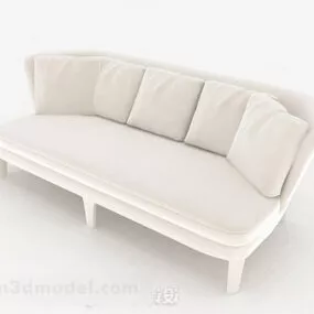 Minimalist Multi-seats Sofa Furniture Design 3d model