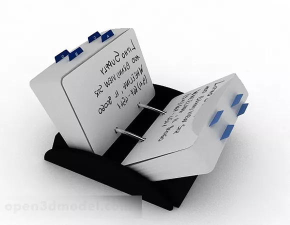 Vintage Paper Scroll 3d model