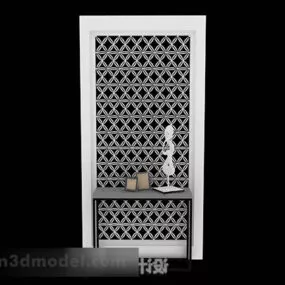 White Partition 3d model