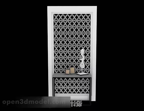 Simple Construction Partition 3d model