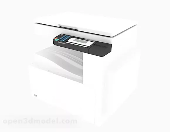 Office Small Copy Machine 3d model Office Small Copy Machine 3d model
