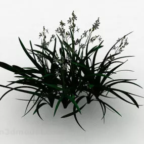 White Small Flower Decoration Flower 3d model