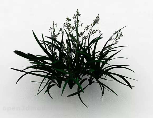 White Small Flower Decoration Flower 3d model White Small Flower Decoration Flower 3d model