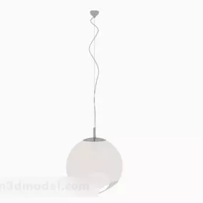 White Sneaker Chandelier 3d model