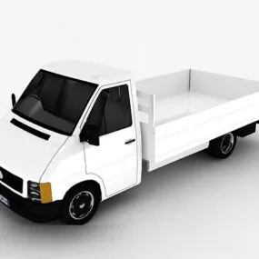 Vehicle White Truck 3d model
