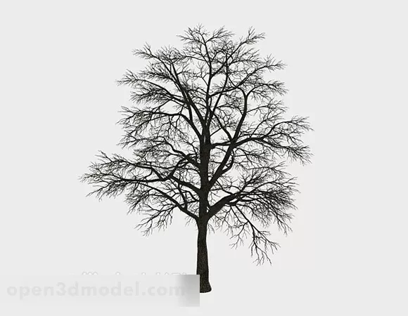 Winter Tree V1 3d model Winter Tree V1 3d model
