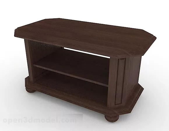 The Shoe On Table 3d model
