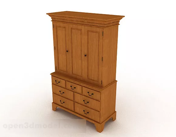 Wardrobe Ambianta With Mirror 3d model