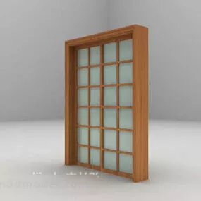 Wooden Door V1 3d model