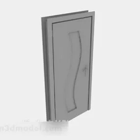 Wooden Door Home 3d model