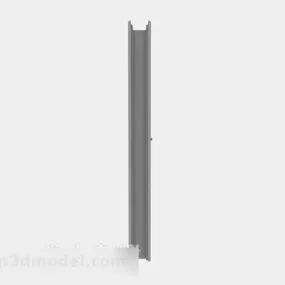 Wooden Door Structure 3d model