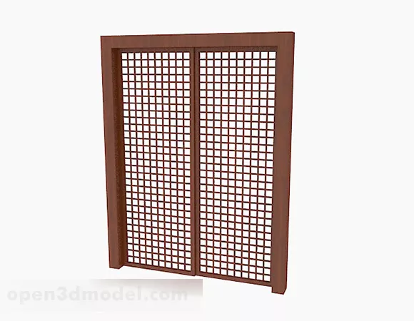 Wrought Iron Grid 3d model