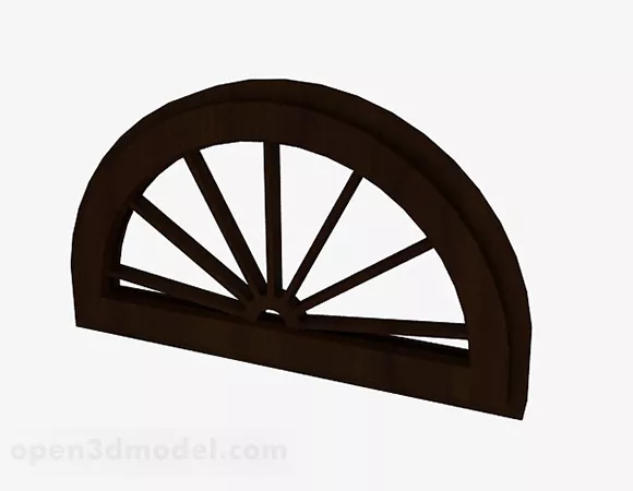 Arched Window 3d model