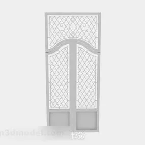 Wooden Hollow Door 3d model