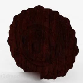 Wooden Home Art Furnishings 3d model