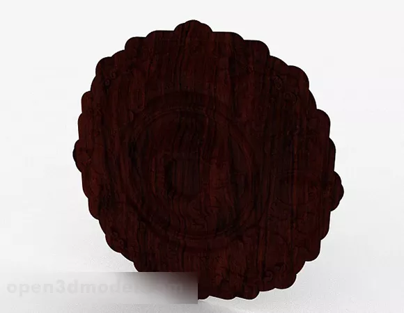 Wooden Home Art Furnishings 3d model Wooden Home Art Furnishings 3d model