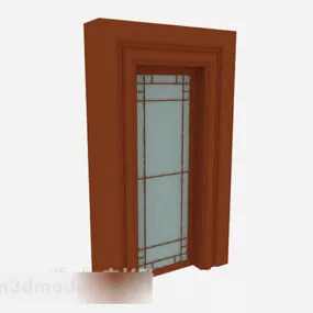 Wooden Door V7 3d model