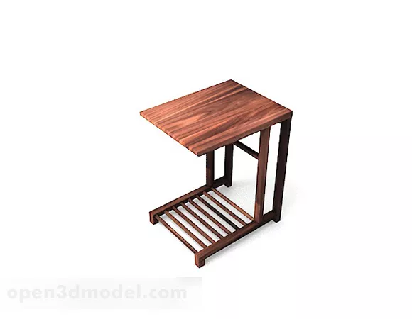 Wooden Simple Stool 3d model Wooden Simple Stool 3d model