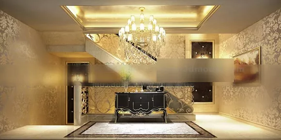 Villa Hall Aisle Interior 3d model Villa Hall Aisle Interior 3d model