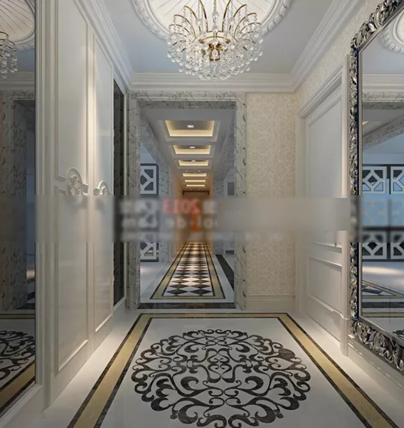 Mosaic Decoration Home Aisle Interior 3d model Mosaic Decoration Home Aisle Interior 3d model