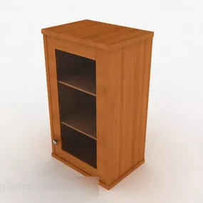 Yellow Brown Locker 3d model