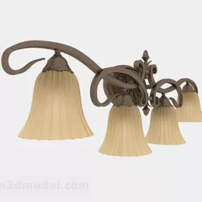 Flower Lamp Wall Mount 3d model