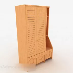 Yellow Home Wardrobe 3d model