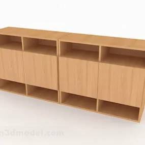 Yellow Minimalist Cabinet 3d model