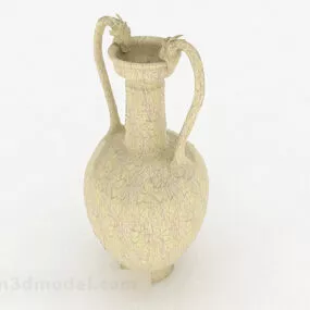 Yellow Porcelain 3d model