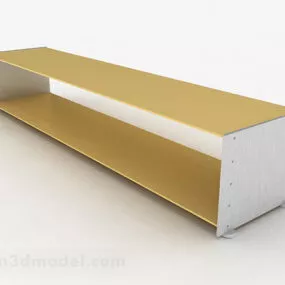 Yellow Shoe Cabinet 3d model