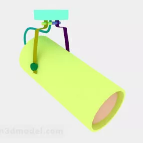 Yellow Spotlight Lighting 3d model