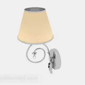 Yellow Wall Lamp 3d model