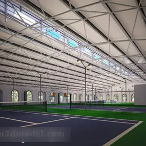 Yoyogi Stadium Interior 3d model