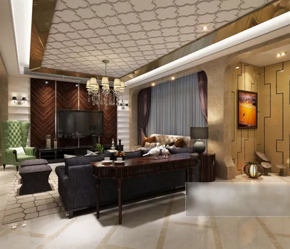 Classic Living Room Full Furniture Interior 3d model Classic Living Room Full Furniture Interior 3d model