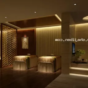 Spa Center Interior 3d model