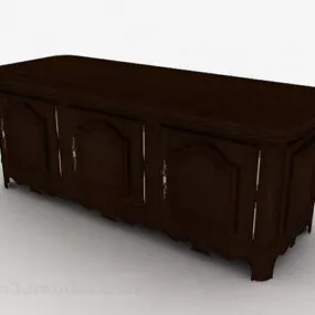 Zo Color Wooden Tv Cabinet 3d model
