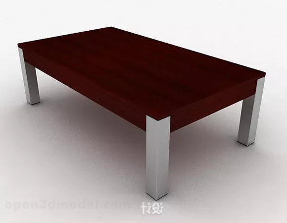 Zo Wooden Coffee Table 3d model Zo Wooden Coffee Table 3d model