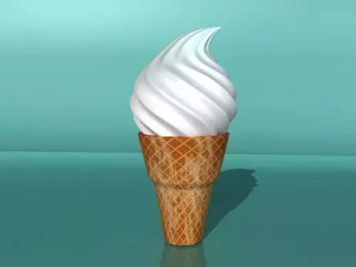Children Ice Cream Cone V1 3d model Children Ice Cream Cone V1 3d model