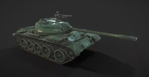 Realistic Ww2 German Tank 3d model