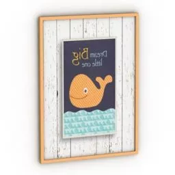 Picture Frame One Art 3d model