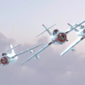 Mig-15 Aircraft V1 3d model