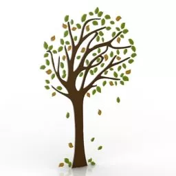 Wall Panel Tree 3d model Wall Panel Tree 3d model