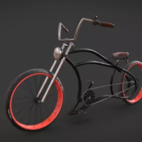 Diy Tubes Bicycle 3d model
