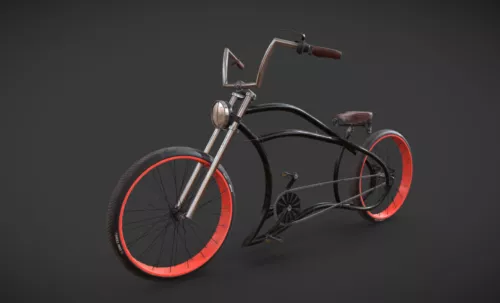 Diy Tubes Bicycle 3d model Diy Tubes Bicycle 3d model