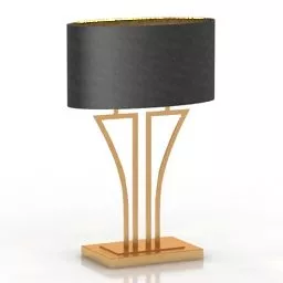 Antique Brass Lamp Heathfield 3d model