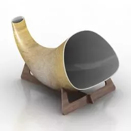 Horn Decor 3d model