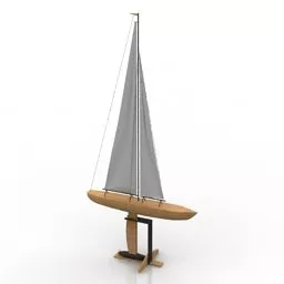 Table Boat Toy 3d model