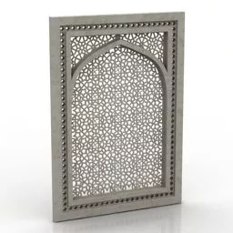 Islamic Door Frame Free 3d Model - .3ds, .Gsm - Open3dModel